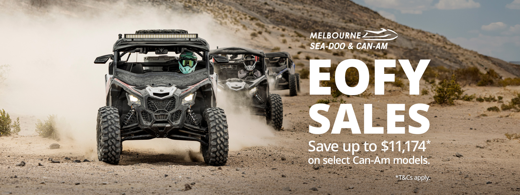 Melbourne Can-Am EOFY Sales