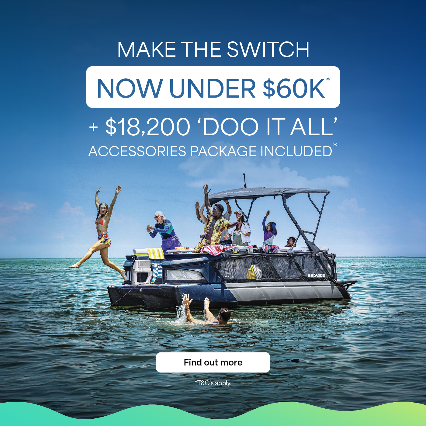 AU Q3 Sea-Doo Switch Retail Campaign 2025