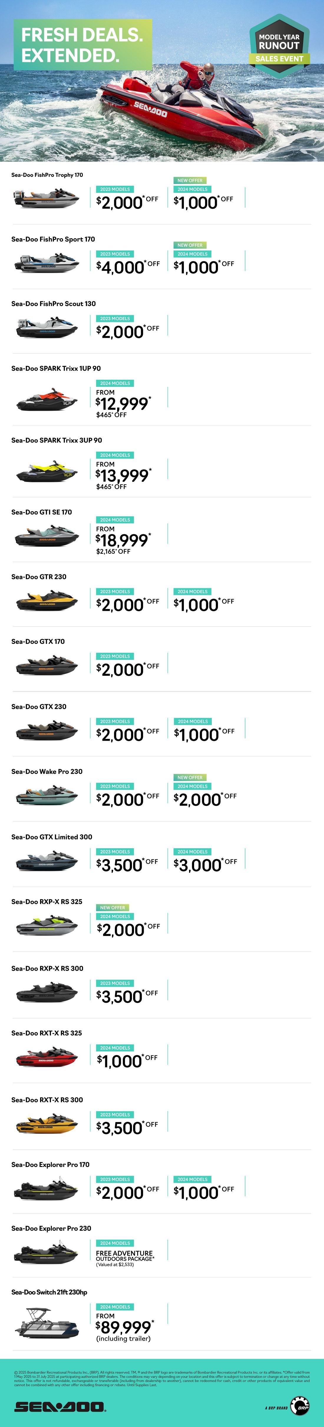 Sea-Doo Campaign Switch - Q2 2025 Retail Program AU
