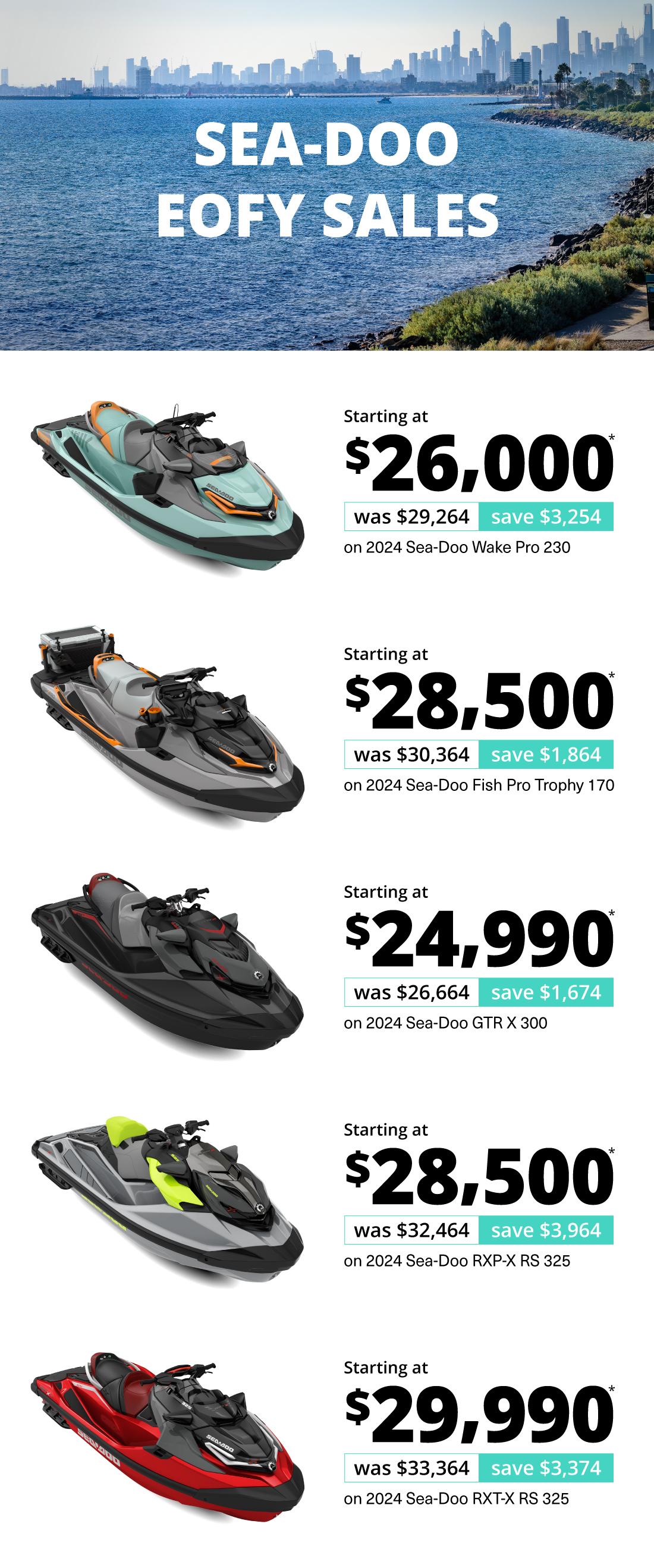Melbourne Sea-DooEOFY Sales